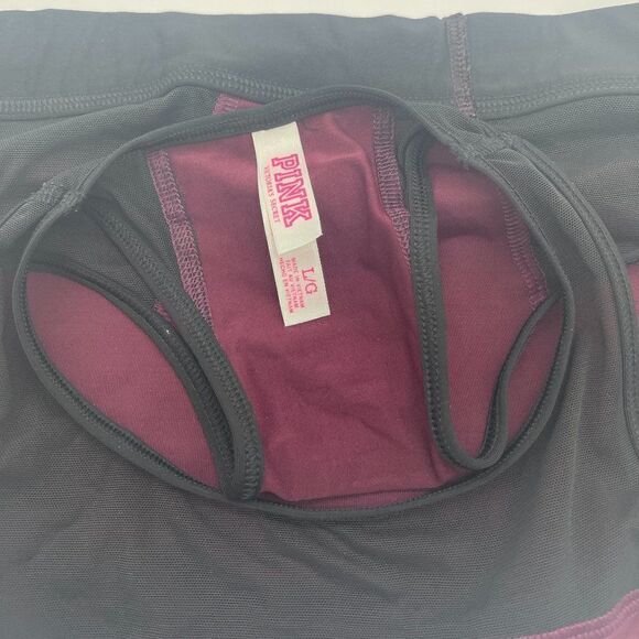 Victoria's Secret PINK Sports Bra Sz L Racerback D - Picture 7 of 7